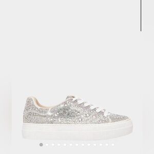Betsey Johnson Sydny Rhinestone Sneakers